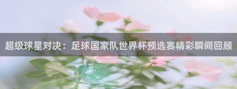 超级球星对决：足球国家队世界杯预选赛精彩瞬间回顾