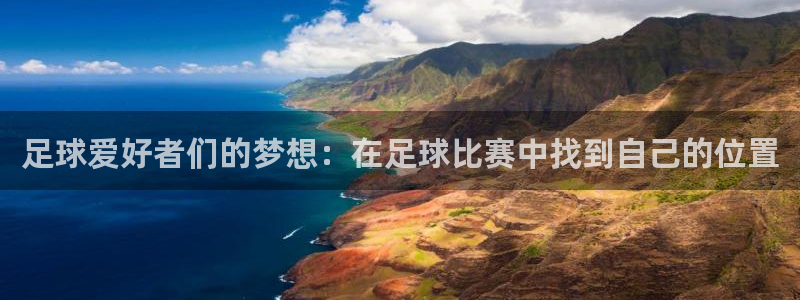  足球爱好者们的梦想：在足球比赛中找到自己的位置