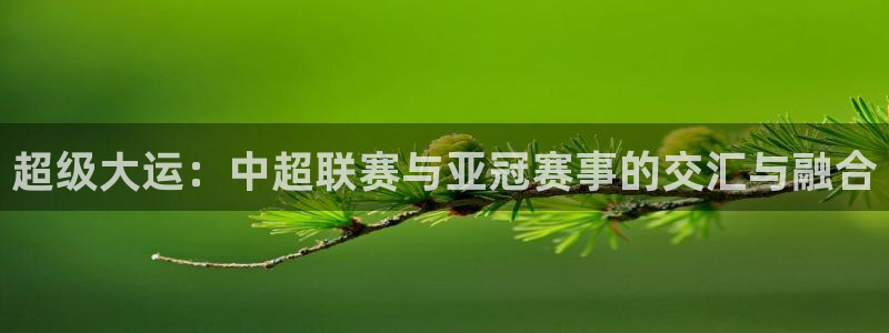 超级大运：中超联赛与亚冠赛事的交汇与