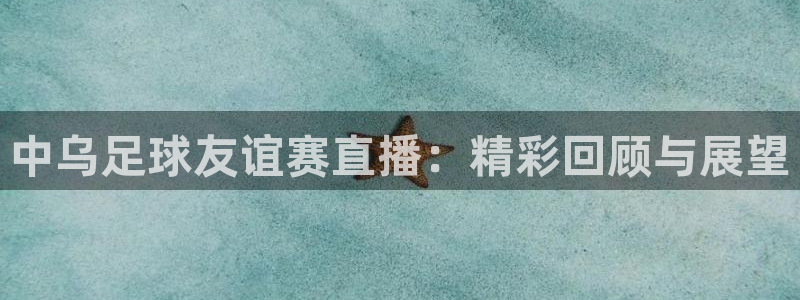 中乌足球友谊赛直播：精彩回顾与展望