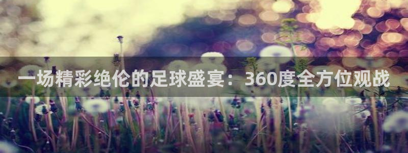 一场精彩绝伦的足球盛宴：360度全方