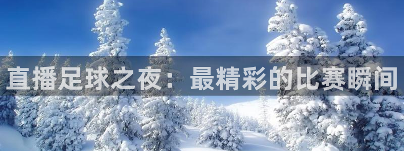 直播足球之夜：最精彩的比赛瞬间